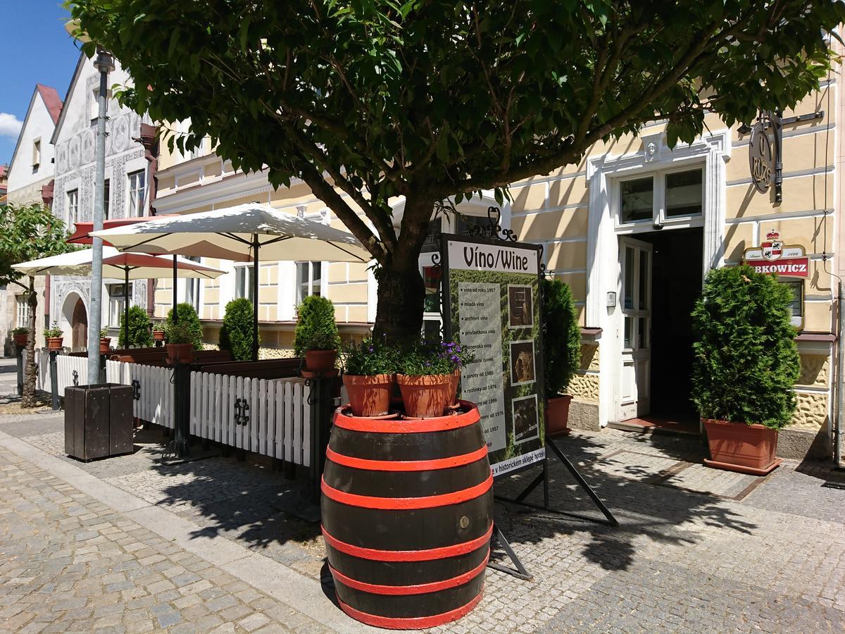 Hotel U Ruze Slavonice Exteriör bild
